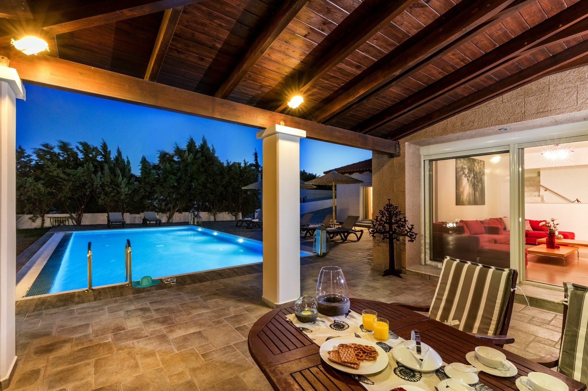 Antonoglou Beach Villas - Waterfront Luxury Retreat Lachania  Exterior photo